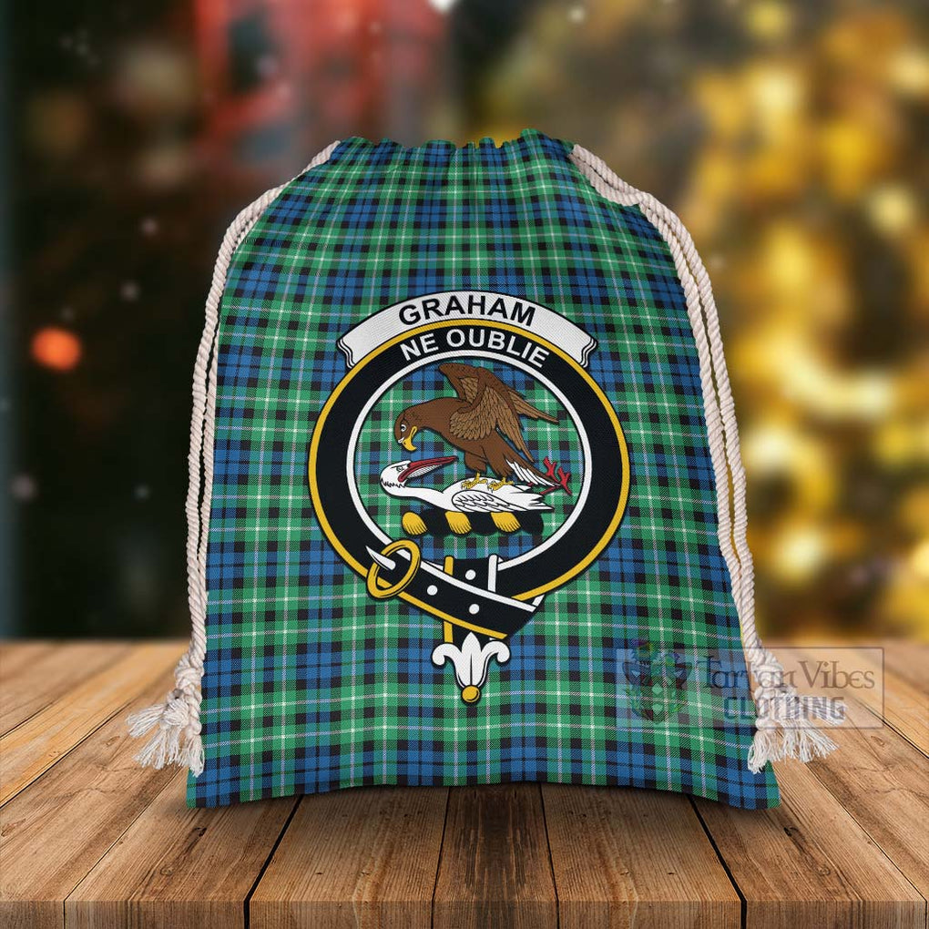 Tartan Vibes Clothing Graham Tartan Christmas Santa's Bag with Family Crest