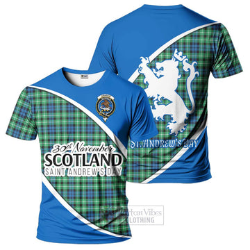 Graham Family Crest Tartan T-Shirt Celebrate Saint Andrew's Day in Style