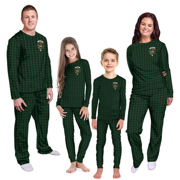 Graham Tartan Pajamas Family Set with Family Crest