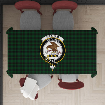 Graham Tartan Tablecloth with Family Crest