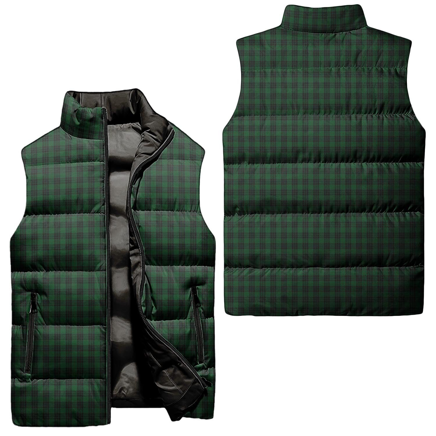 Graham Tartan Sleeveless Puffer Jacket Unisex - Tartanvibesclothing