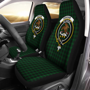 Graham Tartan Car Seat Cover with Family Crest