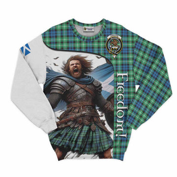 Graham Crest Tartan Sweatshirt Inspired by the Freedom of Scottish Warrior