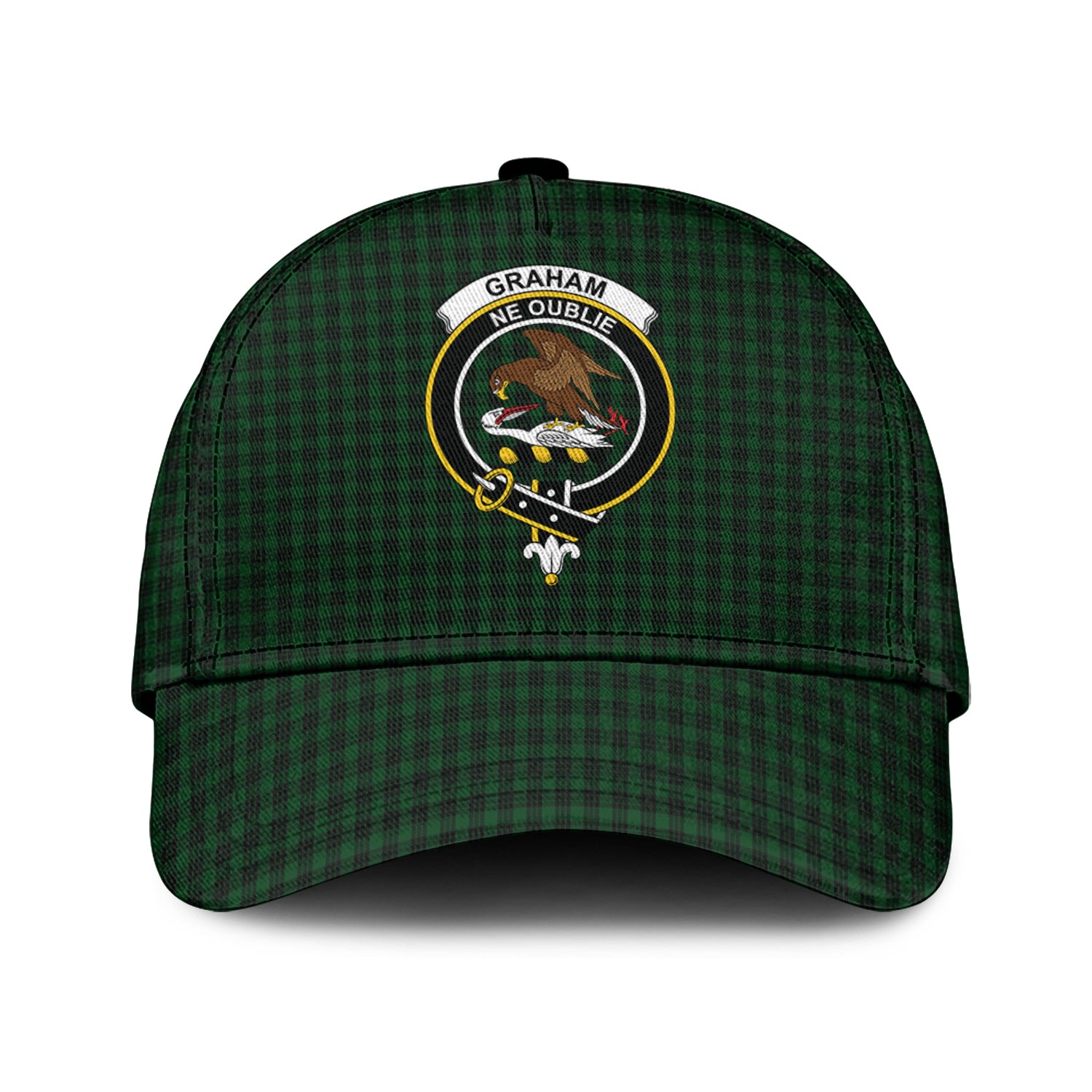 Graham Tartan Classic Cap with Family Crest Classic Cap Universal Fit - Tartan Vibes Clothing