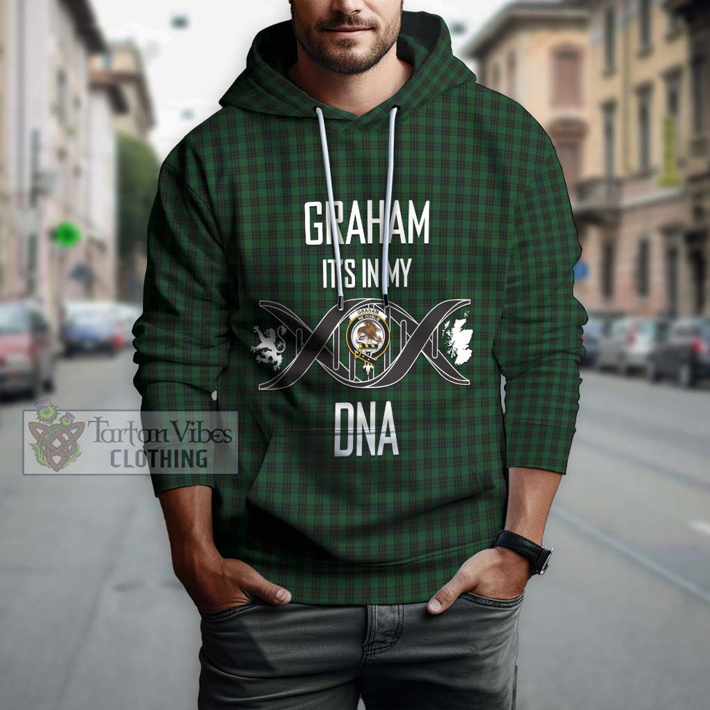 Graham Tartan Hoodie with Family Crest DNA In Me Style Pullover Hoodie - Tartanvibesclothing Shop