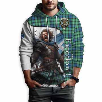 Graham Crest Tartan Hoodie Inspired by the Freedom of Scottish Warrior