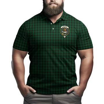 Graham Tartan Men's Polo Shirt with Family Crest