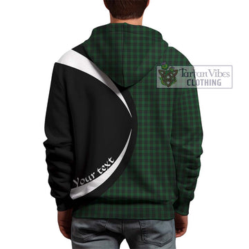 Graham Tartan Hoodie with Family Crest Circle Style