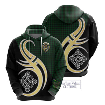 Graham Tartan Hoodie with Family Crest and Celtic Symbol Style