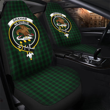 Graham Tartan Car Seat Cover with Family Crest