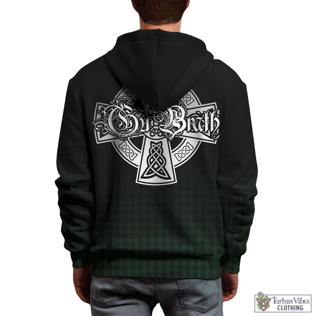 Tartan Vibes Clothing Graham Tartan Hoodie Featuring Alba Gu Brath Family Crest Celtic Inspired