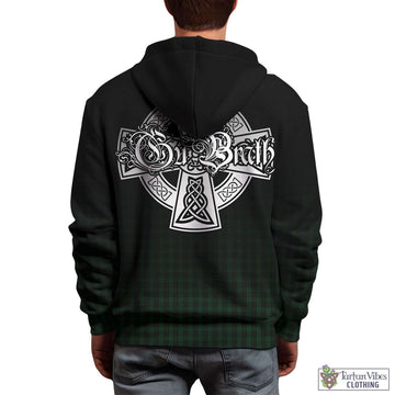 Graham Tartan Hoodie Featuring Alba Gu Brath Family Crest Celtic Inspired