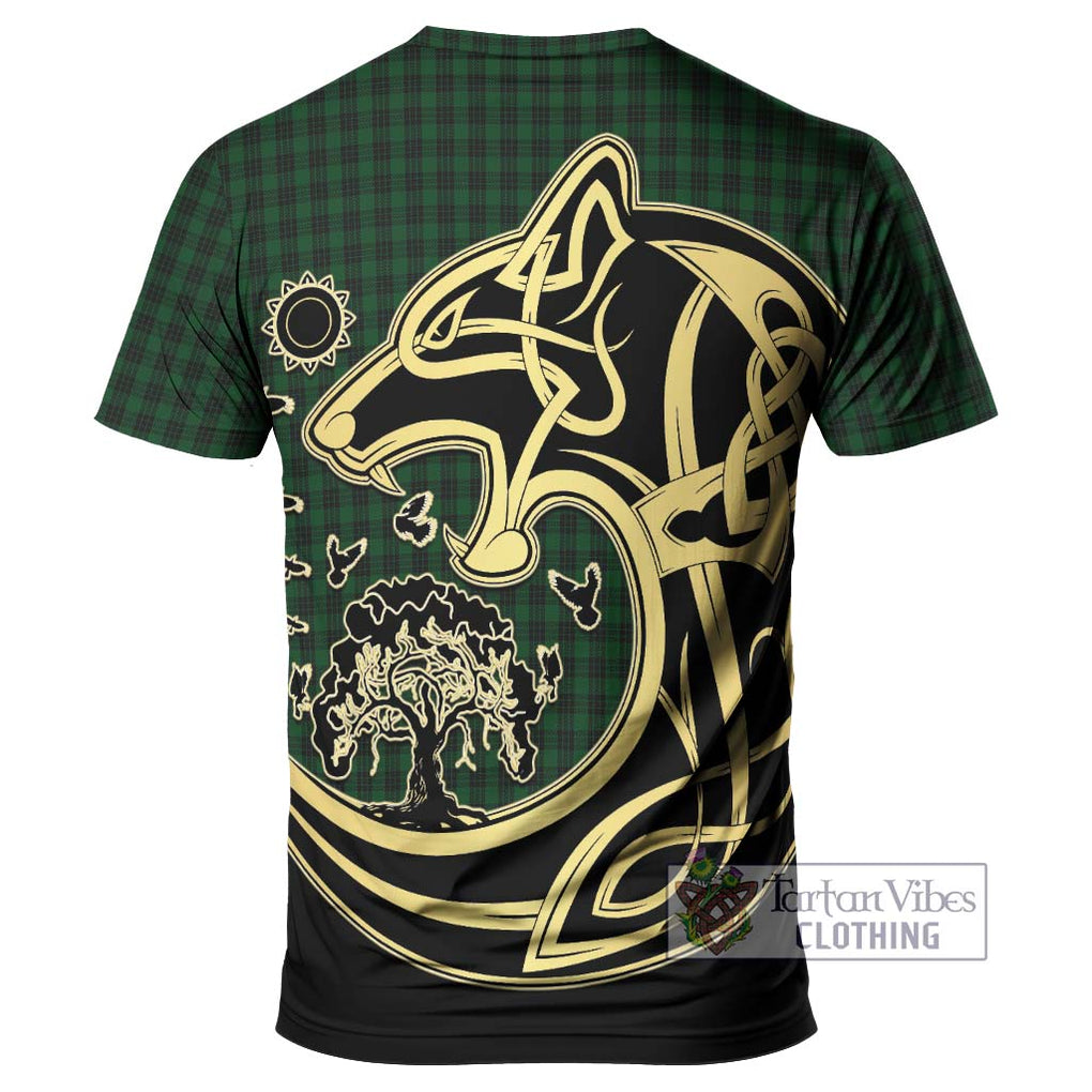 Graham Tartan T-Shirt with Family Crest Celtic Wolf Style - Tartan Vibes Clothing