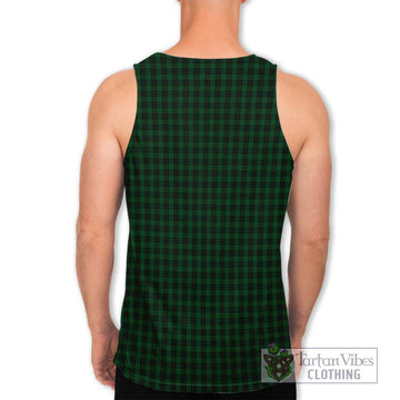 Graham Tartan Men's Tank Top with Family Crest DNA In Me Style - Tartan Vibes Clothing