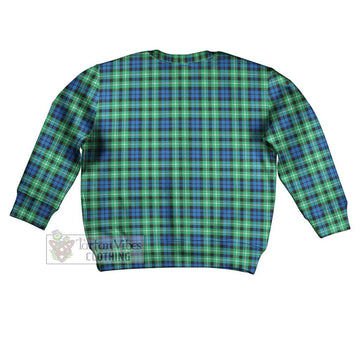 Graham Tartan Kid Ugly Sweater with Family Crest