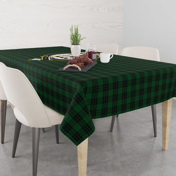 Graham Tartan Tablecloth with Family Crest