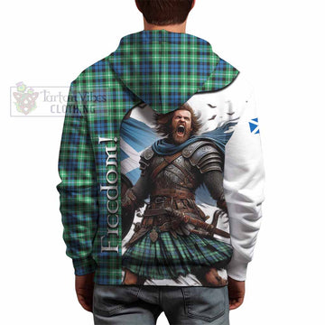 Graham Crest Tartan Hoodie Inspired by the Freedom of Scottish Warrior