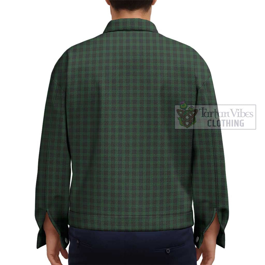 Graham Tartan Unisex Lapel Cotton Jacket - Tartan Vibes Clothing