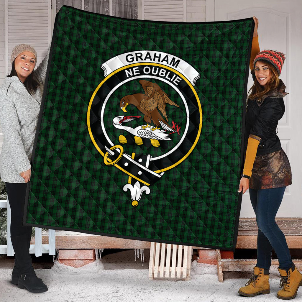 graham-tartan-quilt-with-family-crest