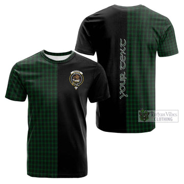 Graham Tartan Cotton T-shirt with Family Crest and Half Of Me Style