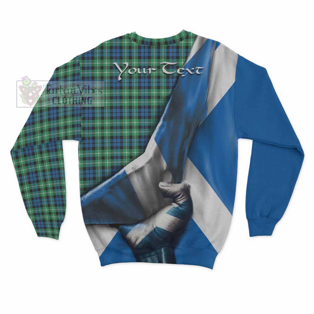 Tartan Vibes Clothing Graham Tartan Sweatshirt with Family Crest Scotland Patriotic Style