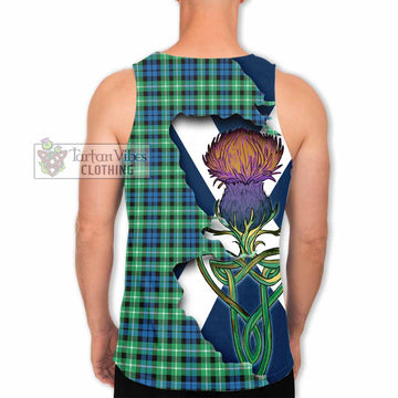 Graham Tartan Family Crest Men's Tank Top Scottish Thistle Celtic Inspired - Tartan Vibes Clothing