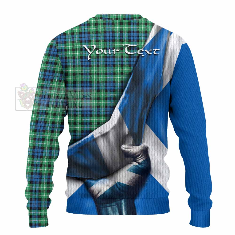 Tartan Vibes Clothing Graham Tartan Knitted Sweater with Family Crest Scotland Patriotic Style