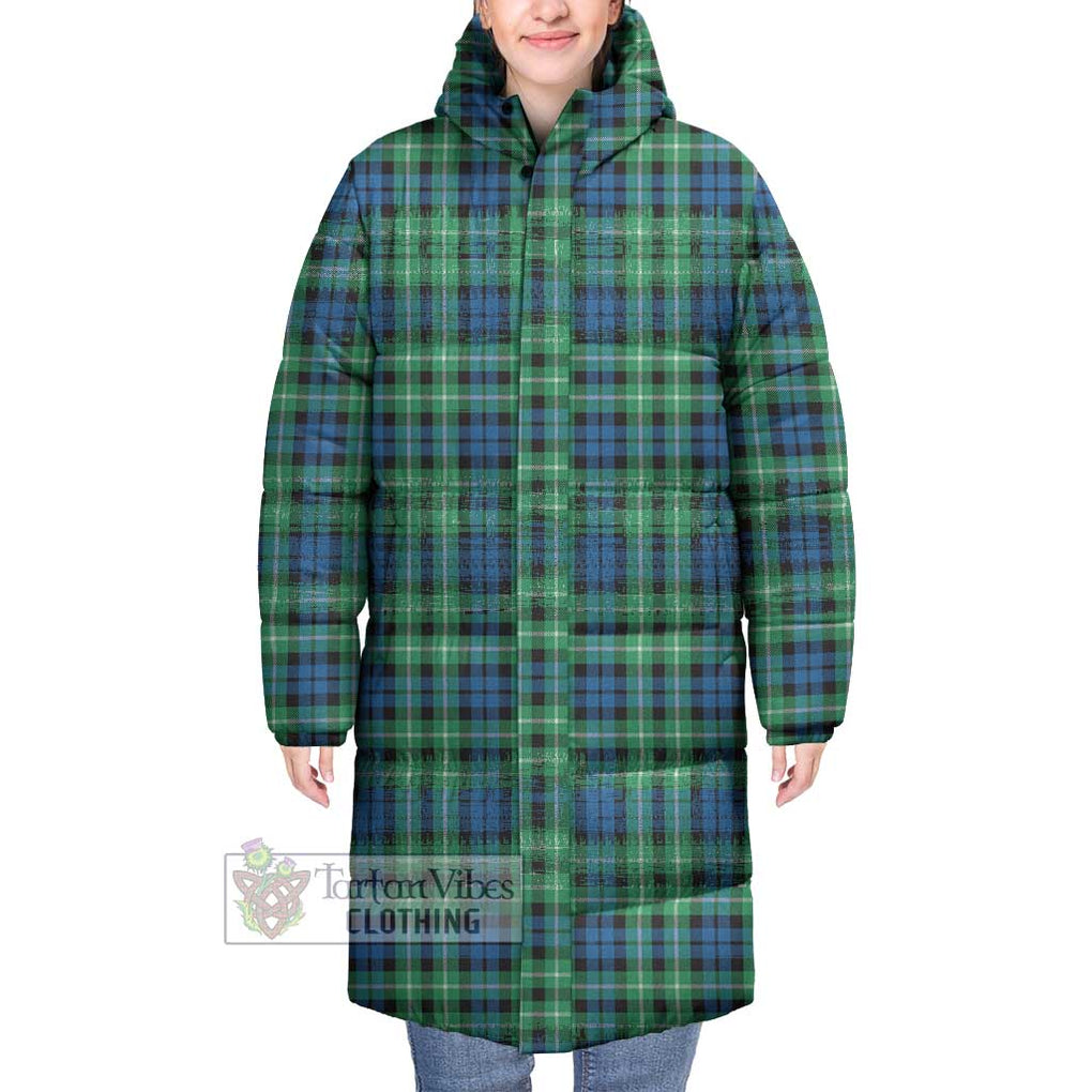 Tartan Vibes Clothing Graham Tartan Long Down Jacket