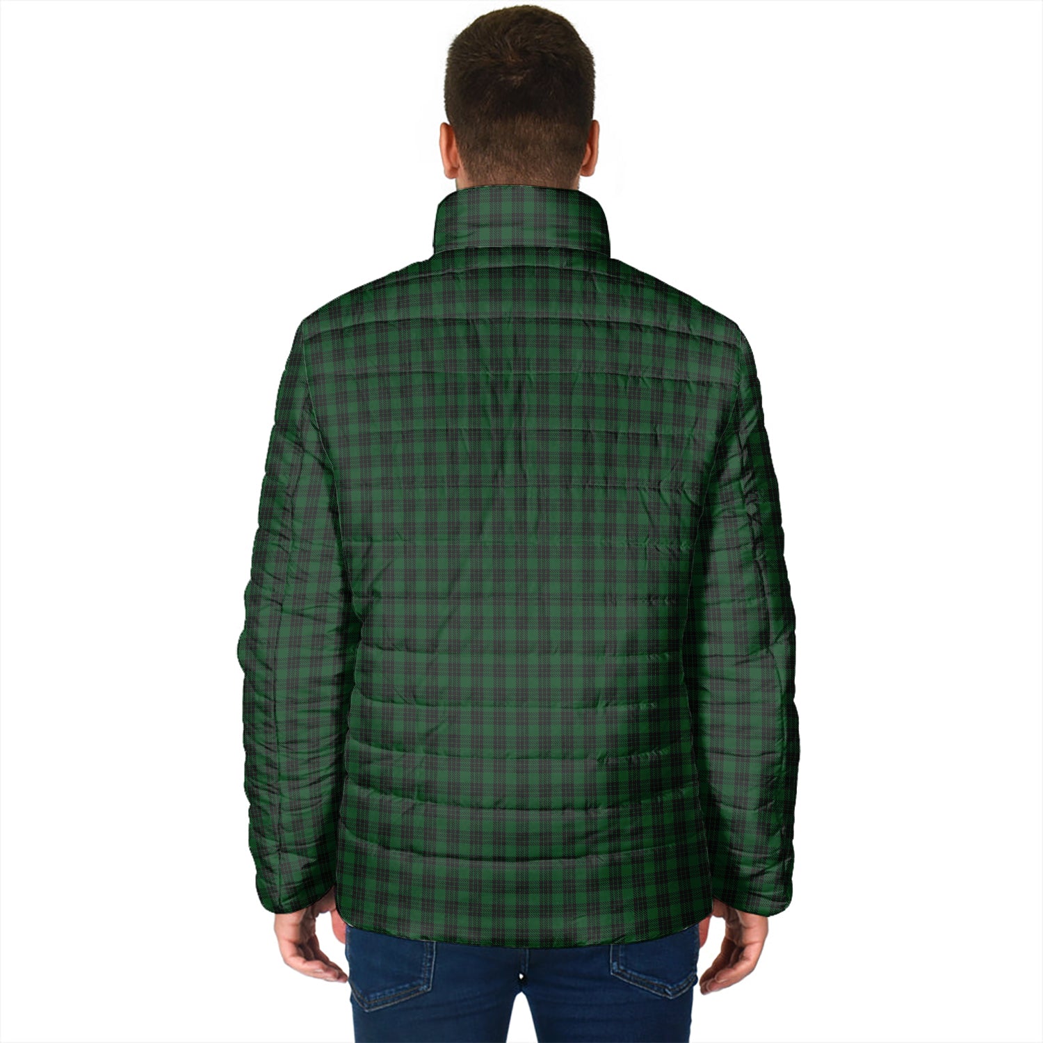 Graham Tartan Padded Jacket with Family Crest - Tartan Vibes Clothing