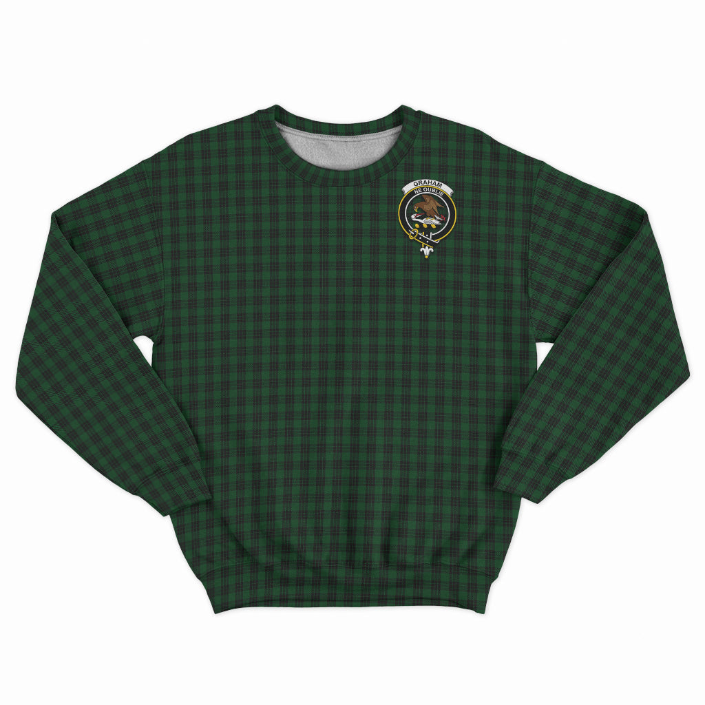 Graham Tartan Sweatshirt with Family Crest - Tartan Vibes Clothing