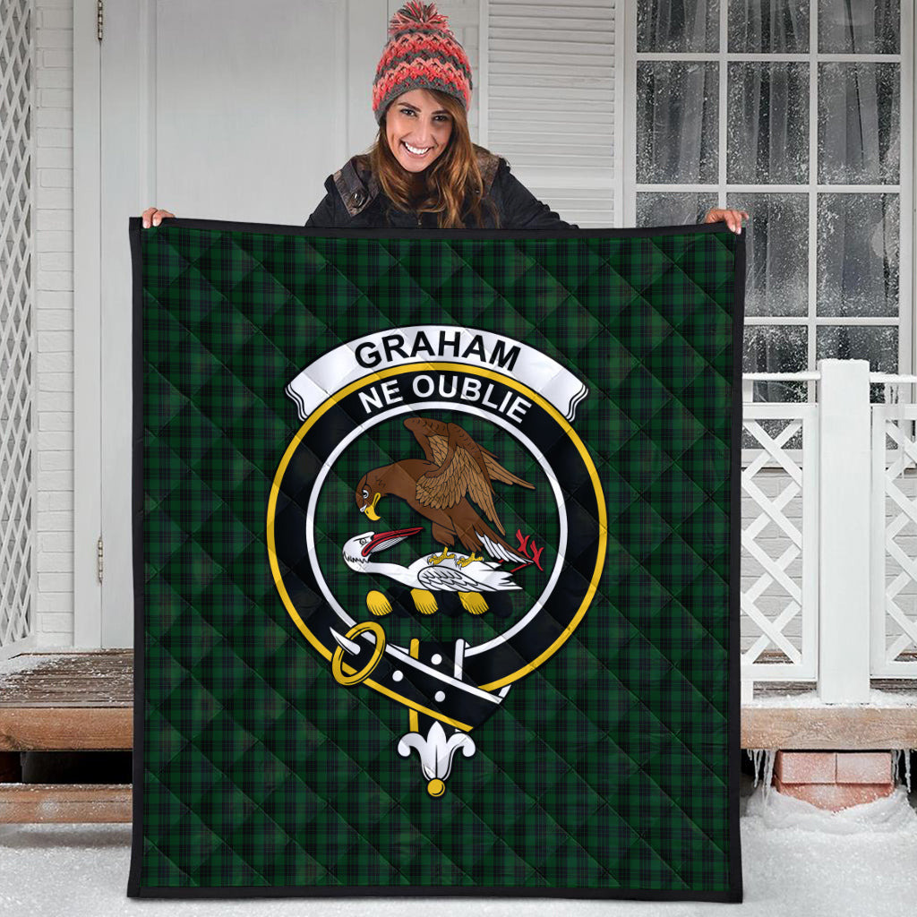 graham-tartan-quilt-with-family-crest