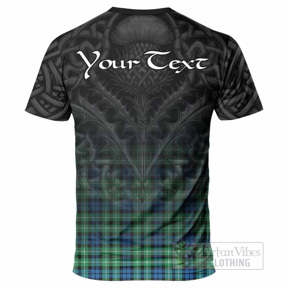 Tartan Vibes Clothing Graham Tartan T-Shirt with Family Crest Celtic Thistle Vibes