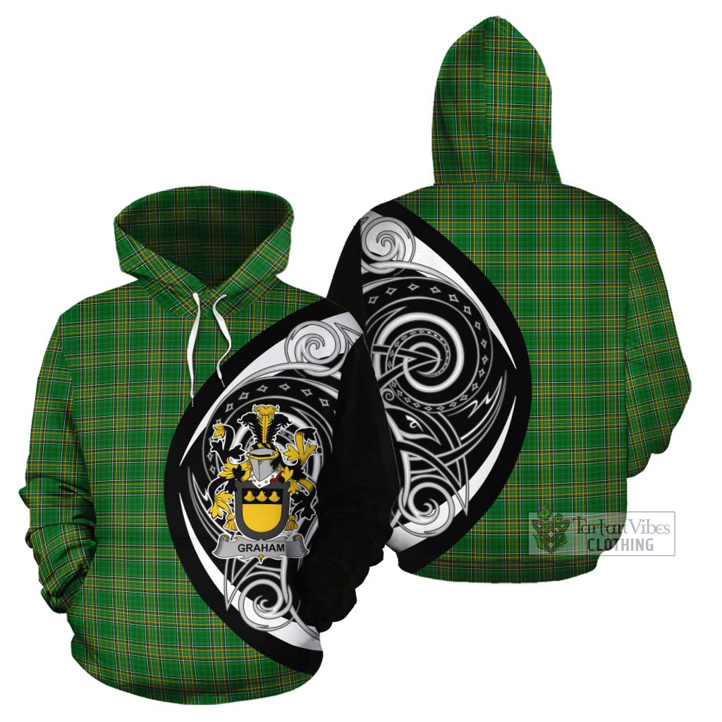 Graham Irish Clan Cotton Hoodie Celtic Circle Style - Tartan Vibes Clothing