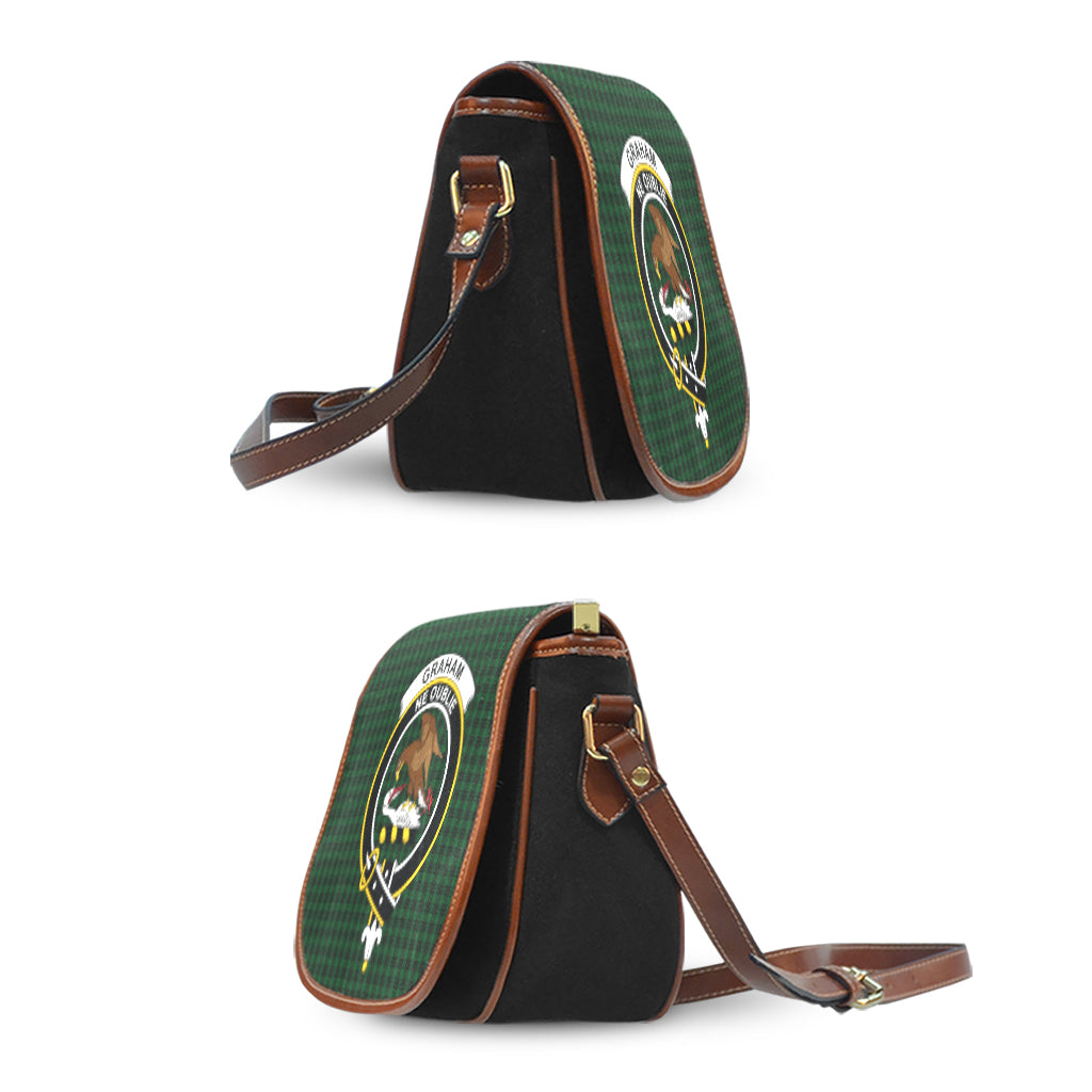 Graham Tartan Saddle Bag with Family Crest - Tartan Vibes Clothing