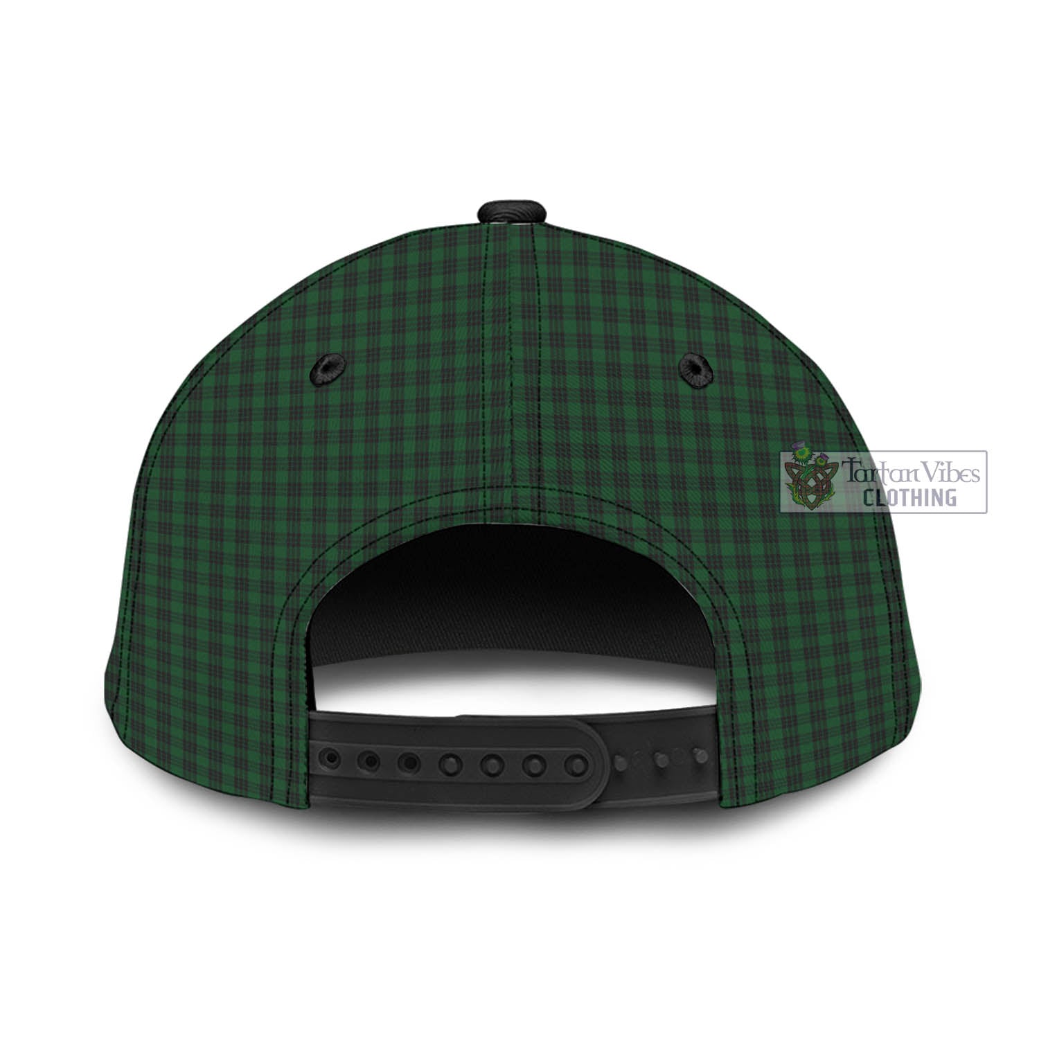 Tartan Vibes Clothing Graham Tartan Classic Cap with Family Crest In Me Style