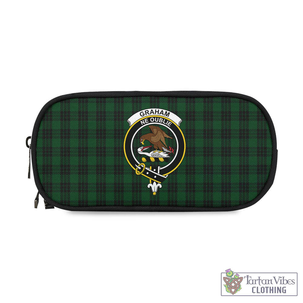 Tartan Vibes Clothing Graham Tartan Pen and Pencil Case with Family Crest