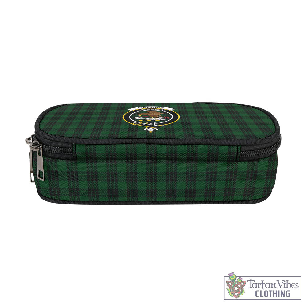 Tartan Vibes Clothing Graham Tartan Pen and Pencil Case with Family Crest