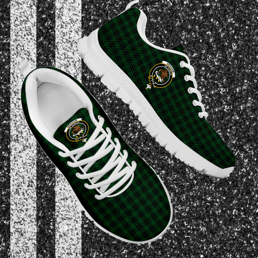 Graham Tartan Sneakers with Family Crest - Tartan Vibes Clothing