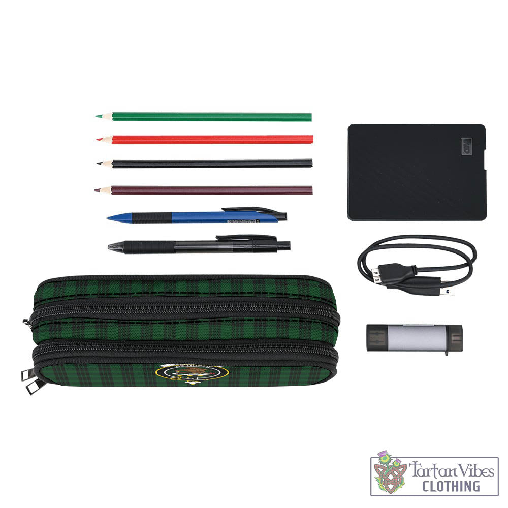 Tartan Vibes Clothing Graham Tartan Pen and Pencil Case with Family Crest