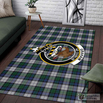 Graham Dress Tartan Area Rug with Family Crest