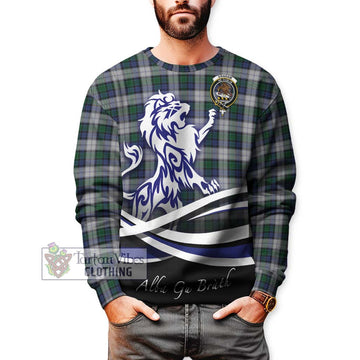 Graham Dress Tartan Sweatshirt with Alba Gu Brath Regal Lion Emblem