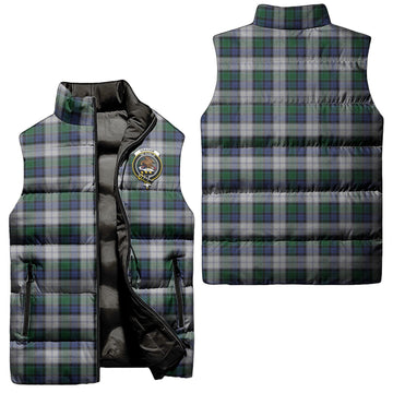 Graham Dress Tartan Sleeveless Puffer Jacket with Family Crest