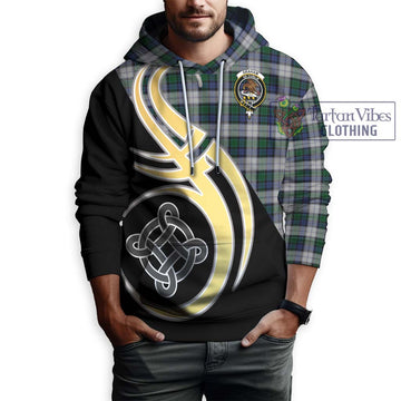 Graham Dress Tartan Hoodie with Family Crest and Celtic Symbol Style