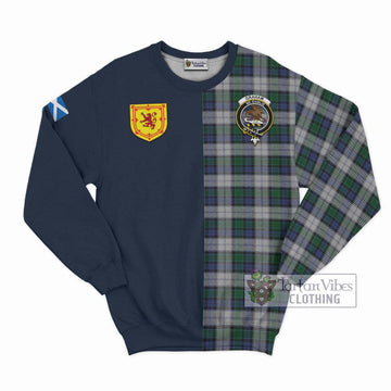 Graham Dress Tartan Sweatshirt Alba with Scottish Lion Royal Arm Half Style