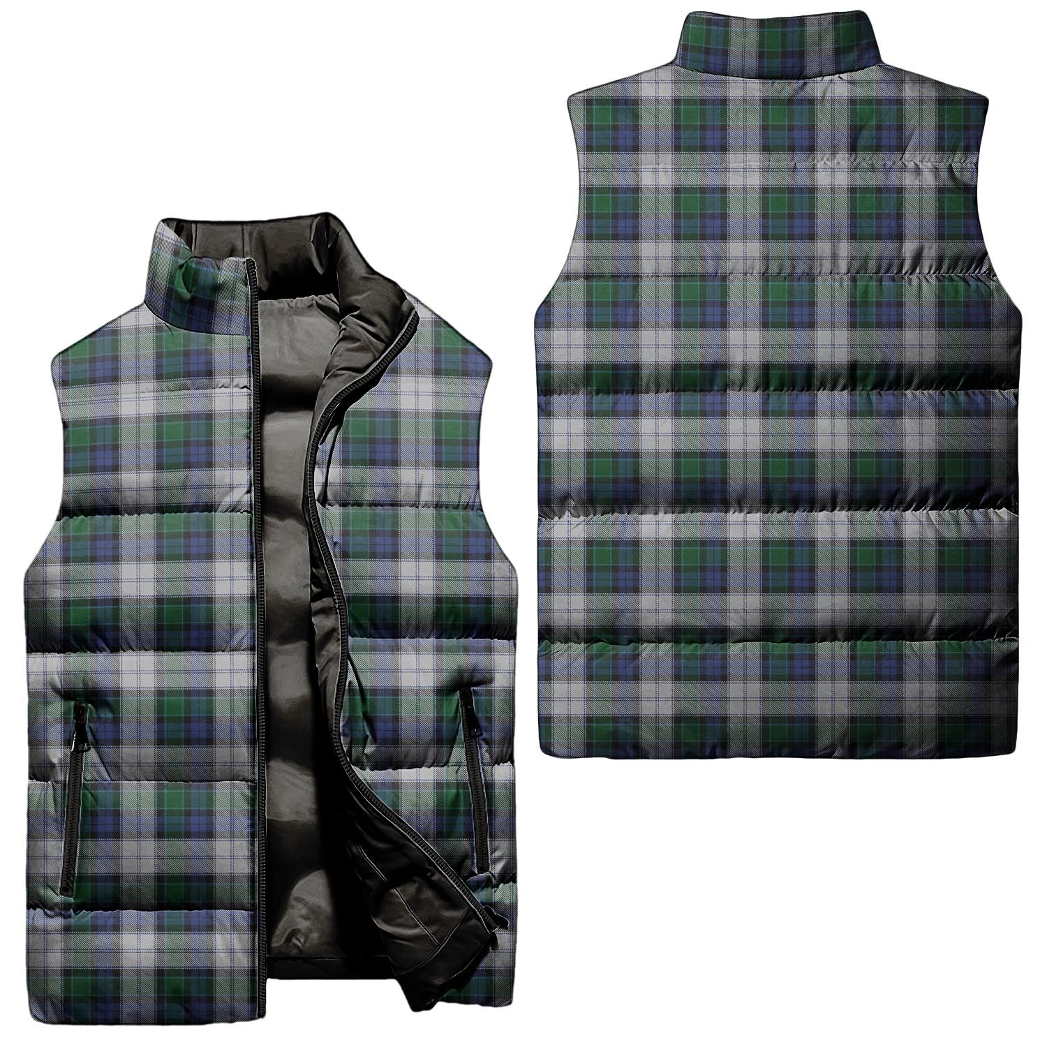 Graham Dress Tartan Sleeveless Puffer Jacket Unisex - Tartanvibesclothing