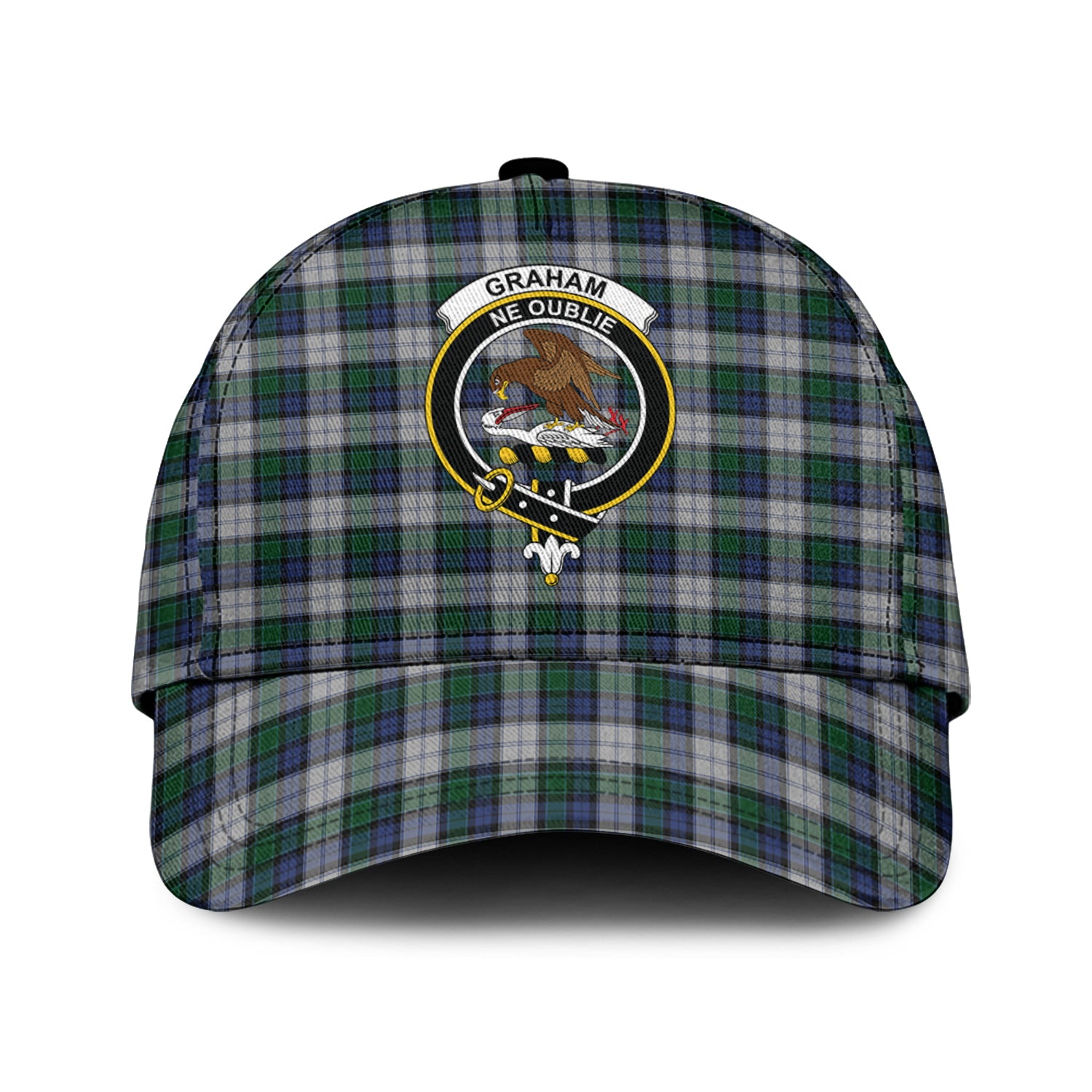 Graham Dress Tartan Classic Cap with Family Crest Classic Cap Universal Fit - Tartan Vibes Clothing