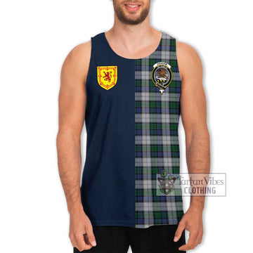 Graham Dress Tartan Men's Tank Top Alba with Scottish Lion Royal Arm Half Style