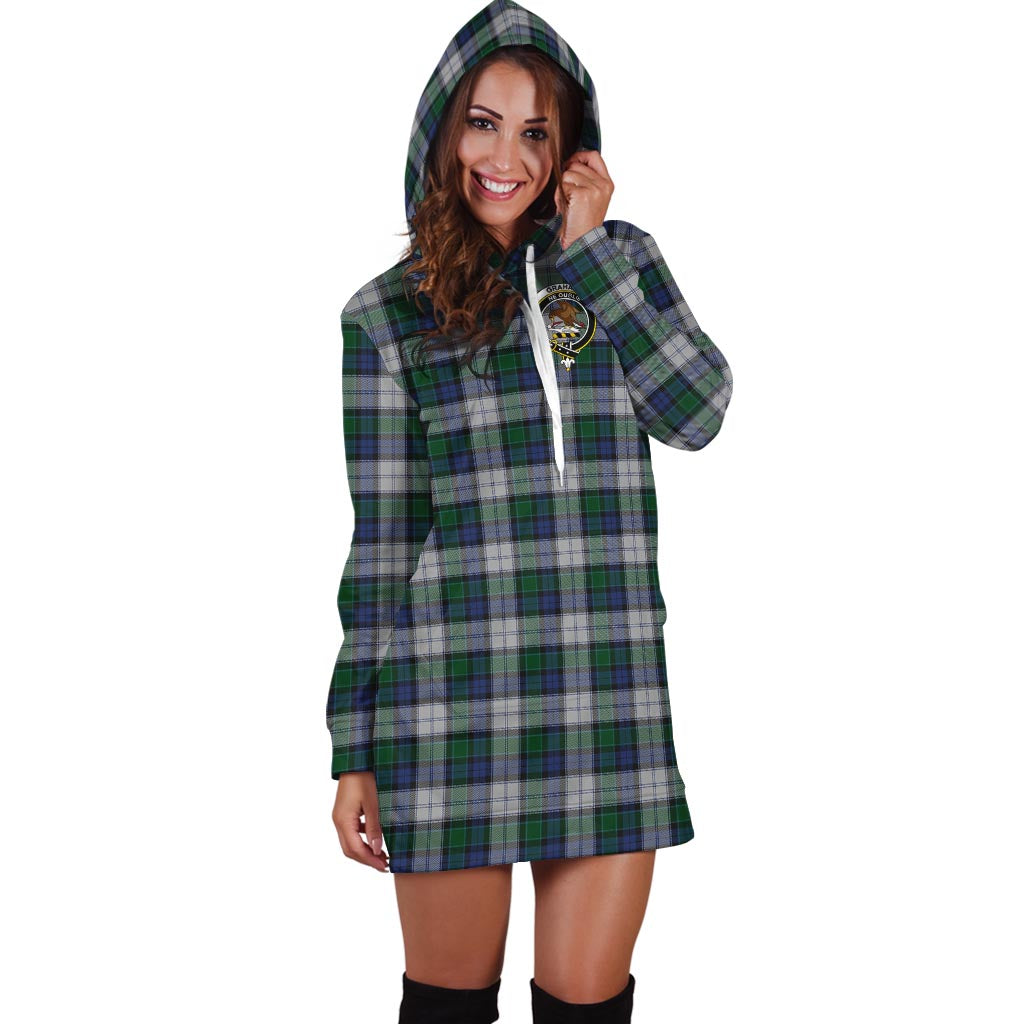 Graham Dress Tartan Hoodie Dress with Family Crest - Tartan Vibes Clothing