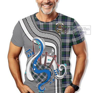 Graham Dress Tartan T-Shirt with Epic Bagpipe Style