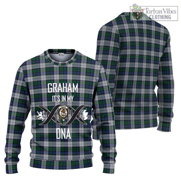 Graham Dress Tartan Ugly Sweater with Family Crest DNA In Me Style